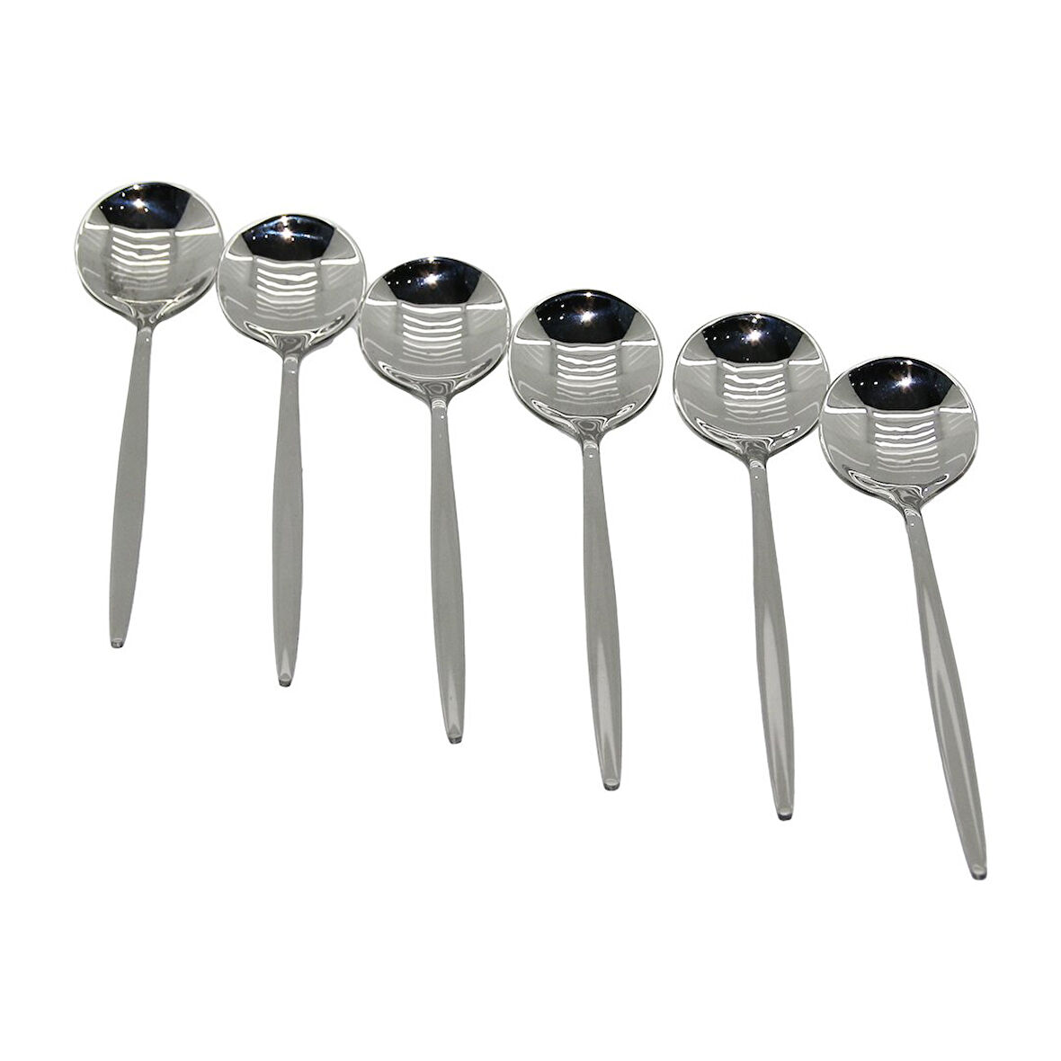 6PCS METAL YEMEK KAŞIK 