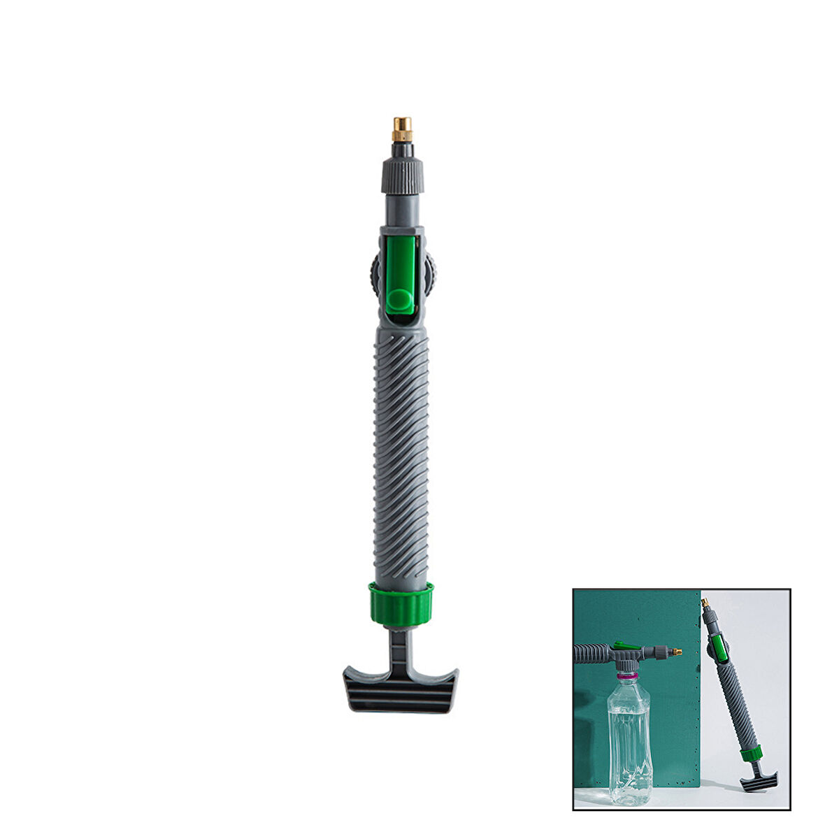 PLASTİK ŞİŞELERE UYUMLU YÜKSEK BASINÇ MANUEL - AYARLI İLAÇ POMPASI (4490)