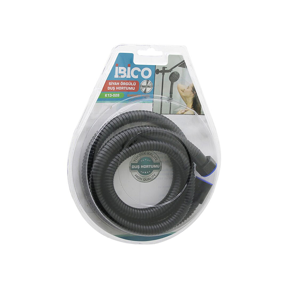SİYAH METAL  ÖRGÜLÜ DUŞ HORTUMU  1.5MT   VAKUMLU AMBALAJ  ANTİ TWİST=DOLANMAZ-KIVRILMAZ-KOPMAZ (4490)