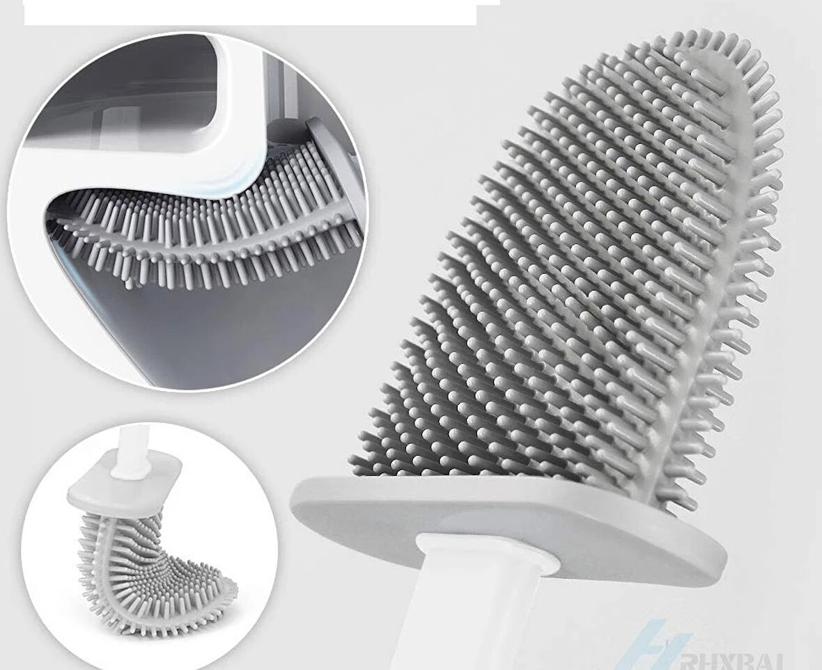 Hijyenik Klozet Temizleme Silikonu Esnek Fırça 