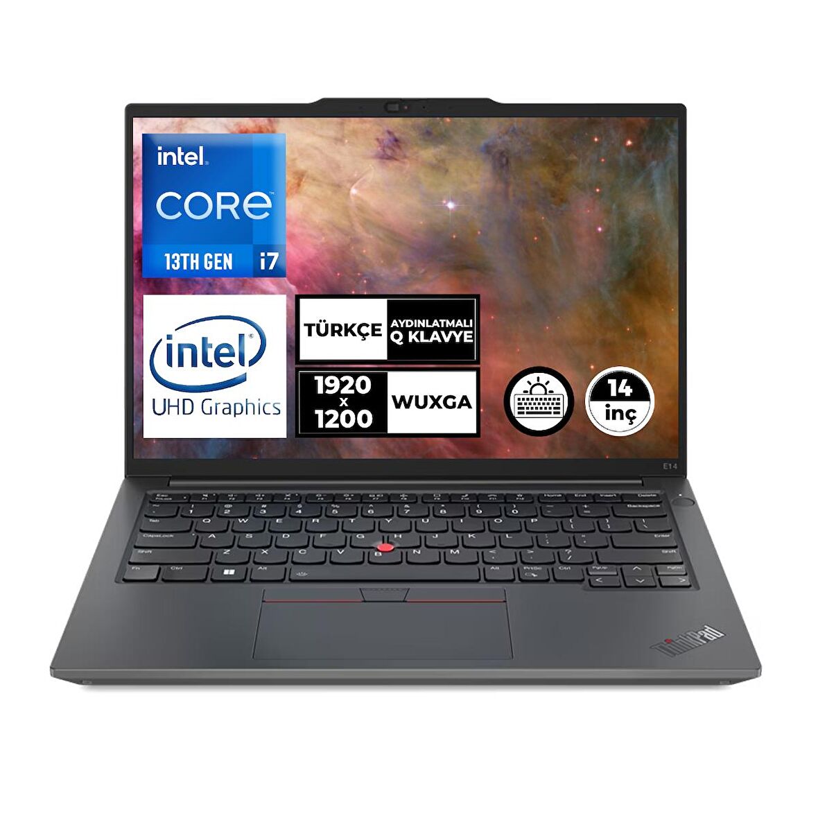 LENOVO ThinkPad E14 Gen 5 i7-13700H 16GB 512GB SSD 14" WUXGA Freedos Taşınabilir Bilgisayar 21JLS20KTX