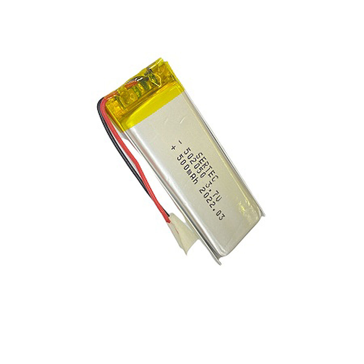 502050 3.7V 500 MAh Li-Polymer Pil Devreli/1.5A (491491)