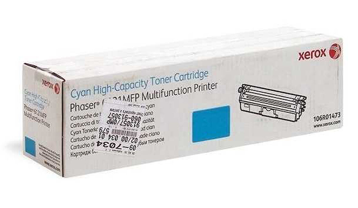 Xerox 6121 (106R01473) Mavi Orjinal Toner 