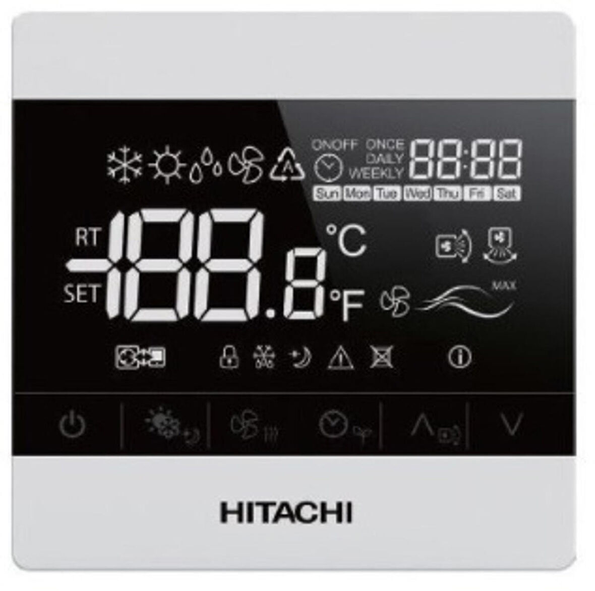 HITACHI HCWA21NEWH Kablolu Kumanda (LCD Dokunmatik Ekran)