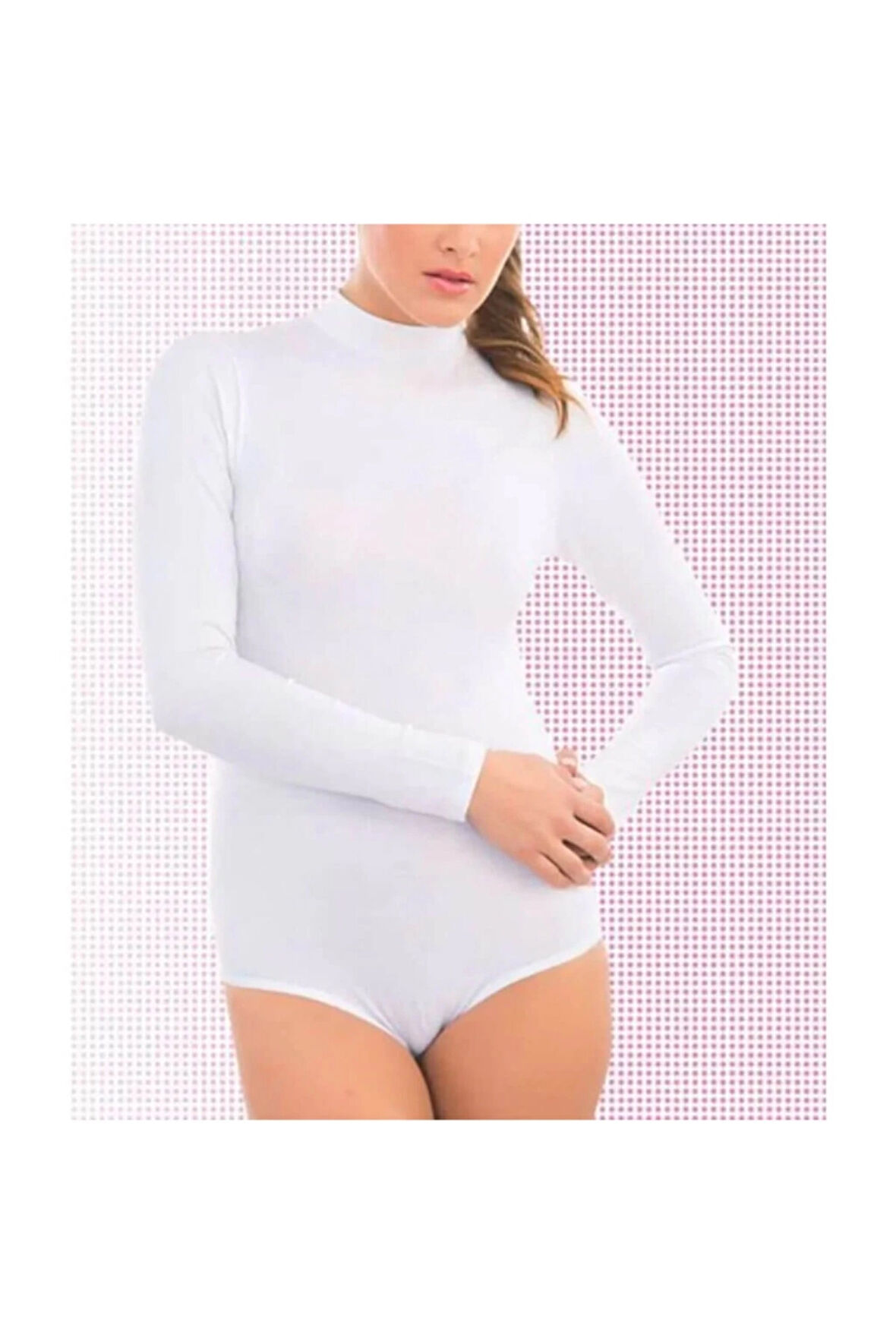  9258 Uzun Kol Çıtçıtlı Body