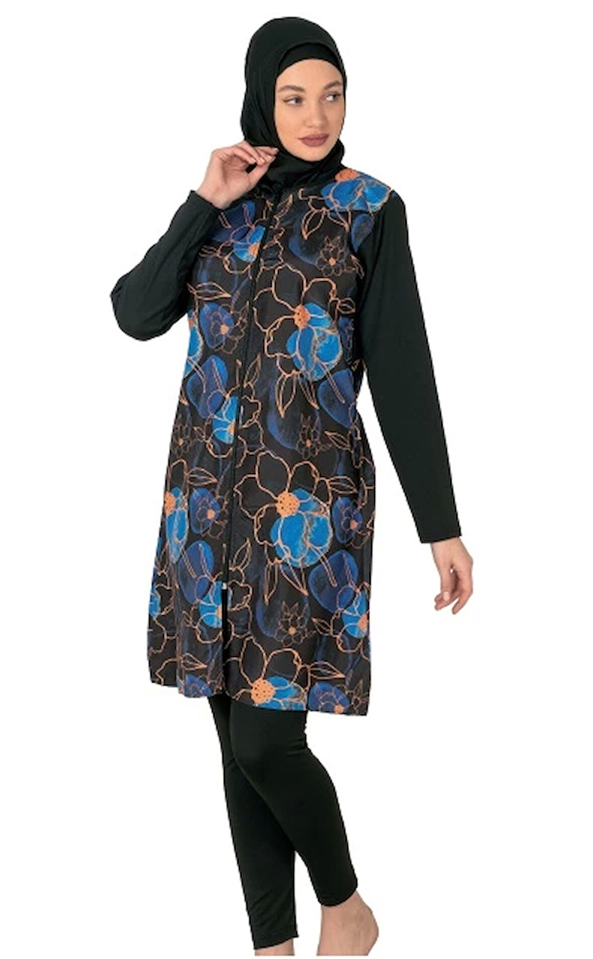 Fantasy 3440 Kadın Desenli Tesettür Mayo