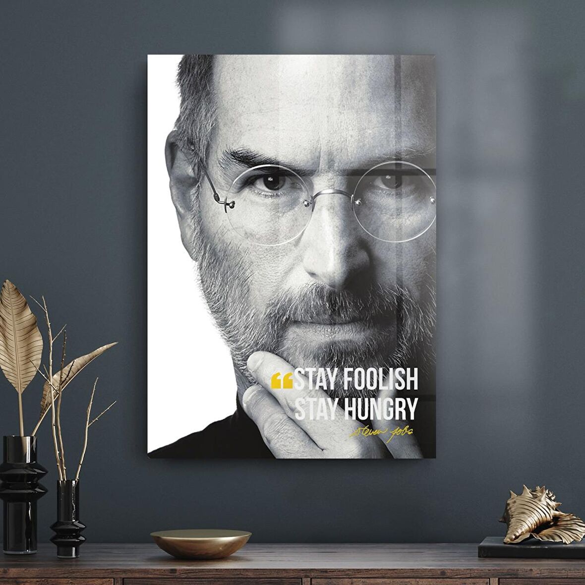 Decovetro Cam Tablo Steve Jobs Quotes