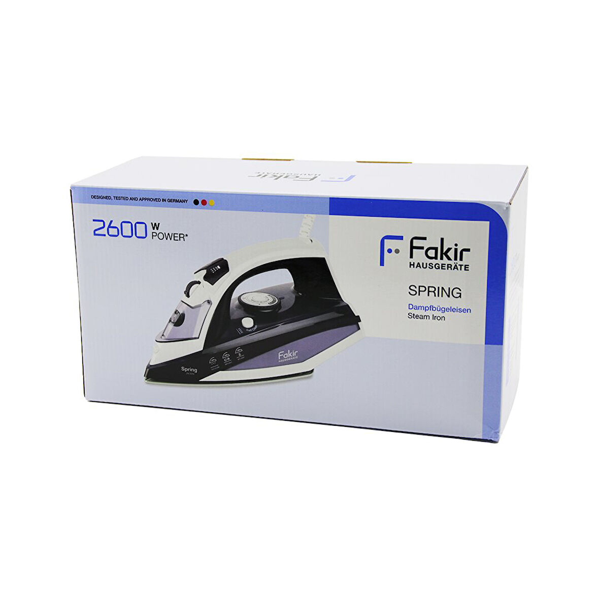 SPRING BUHARLI ÜTÜ SERAMİK TABAN 2600W BUHAR 30-120GR (5224)