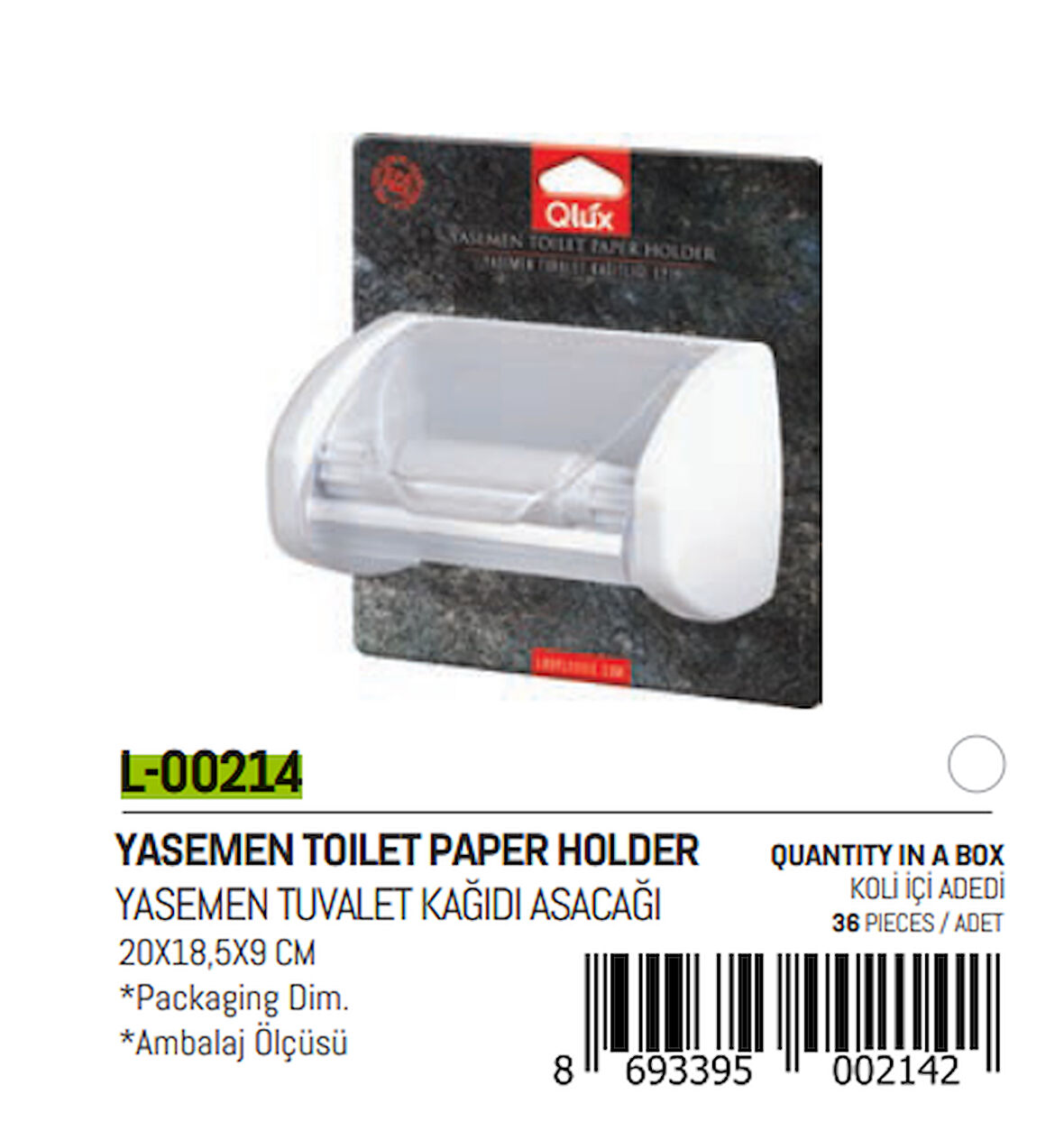 YASEMEN KAPAKLI WC KAĞITLIK (5224)