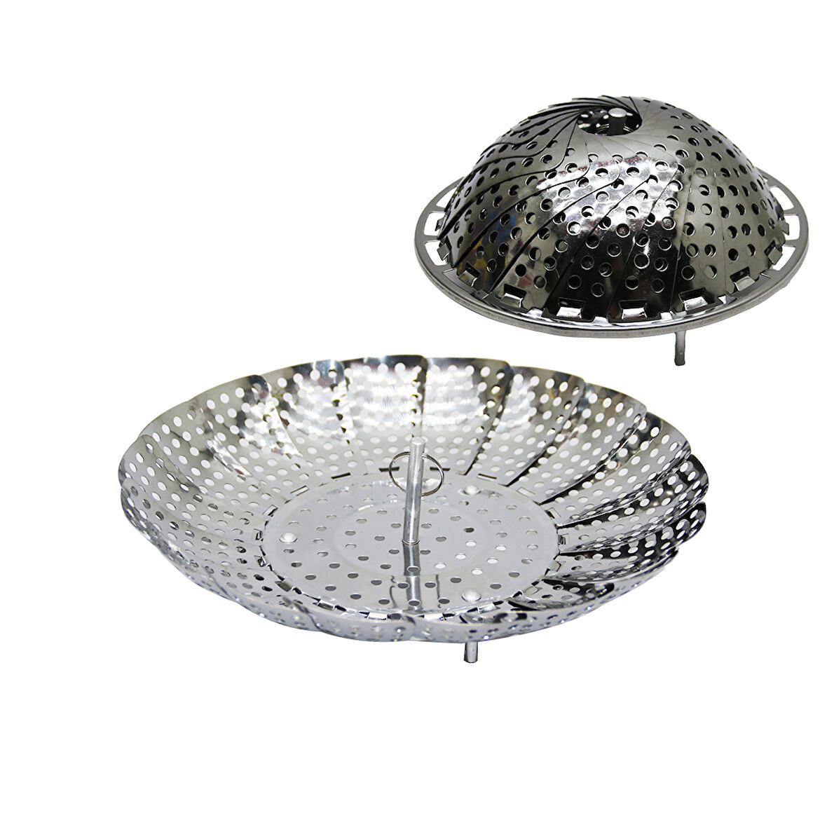 KÜÇÜK METAL BUHARDA SEBZE PİŞİRİCİ SEPET HAŞLAMA APARATI (5224) AZ-52249257800