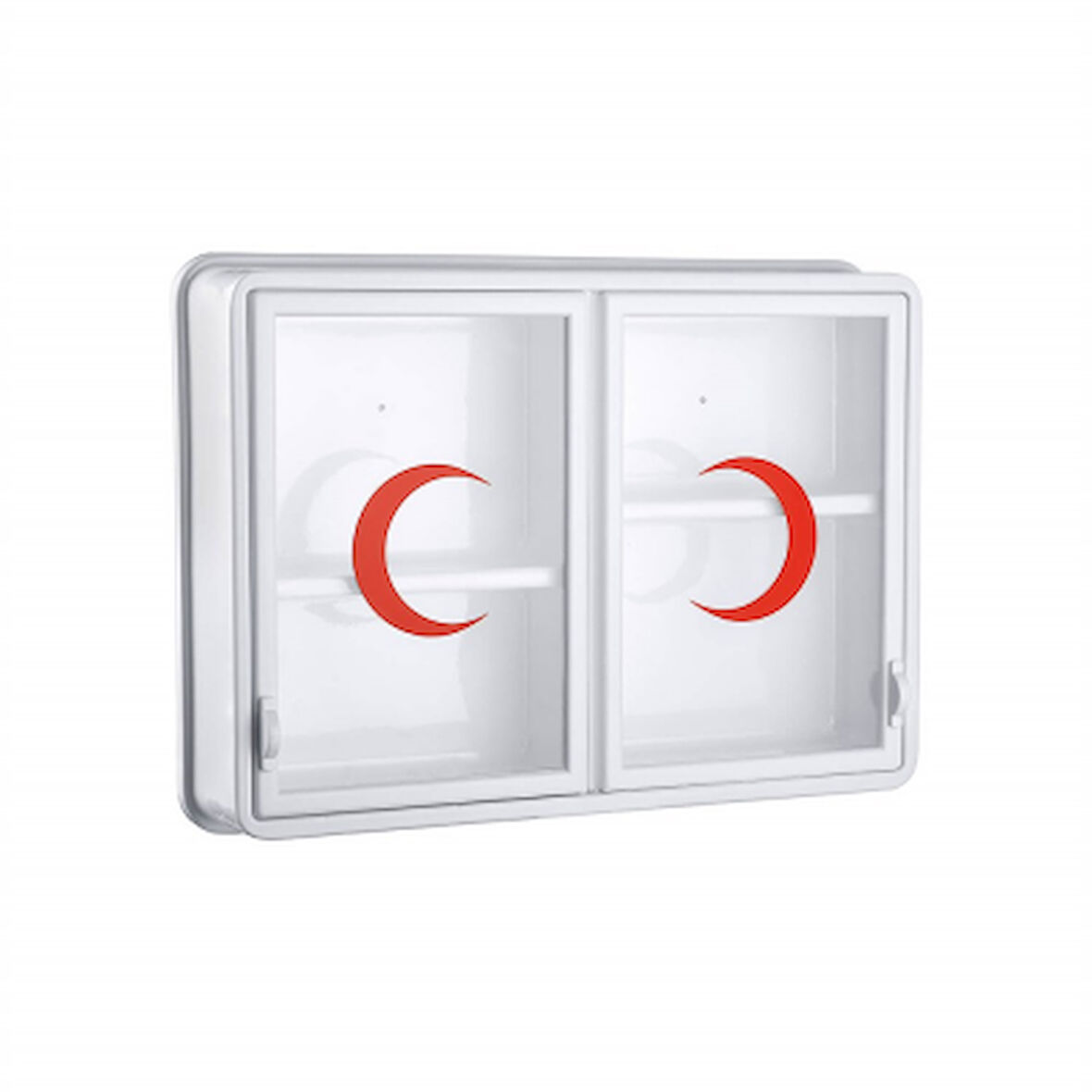 CAM 2 KAPAKLI ECZA DOLABI 35x49x10 cm (5224)