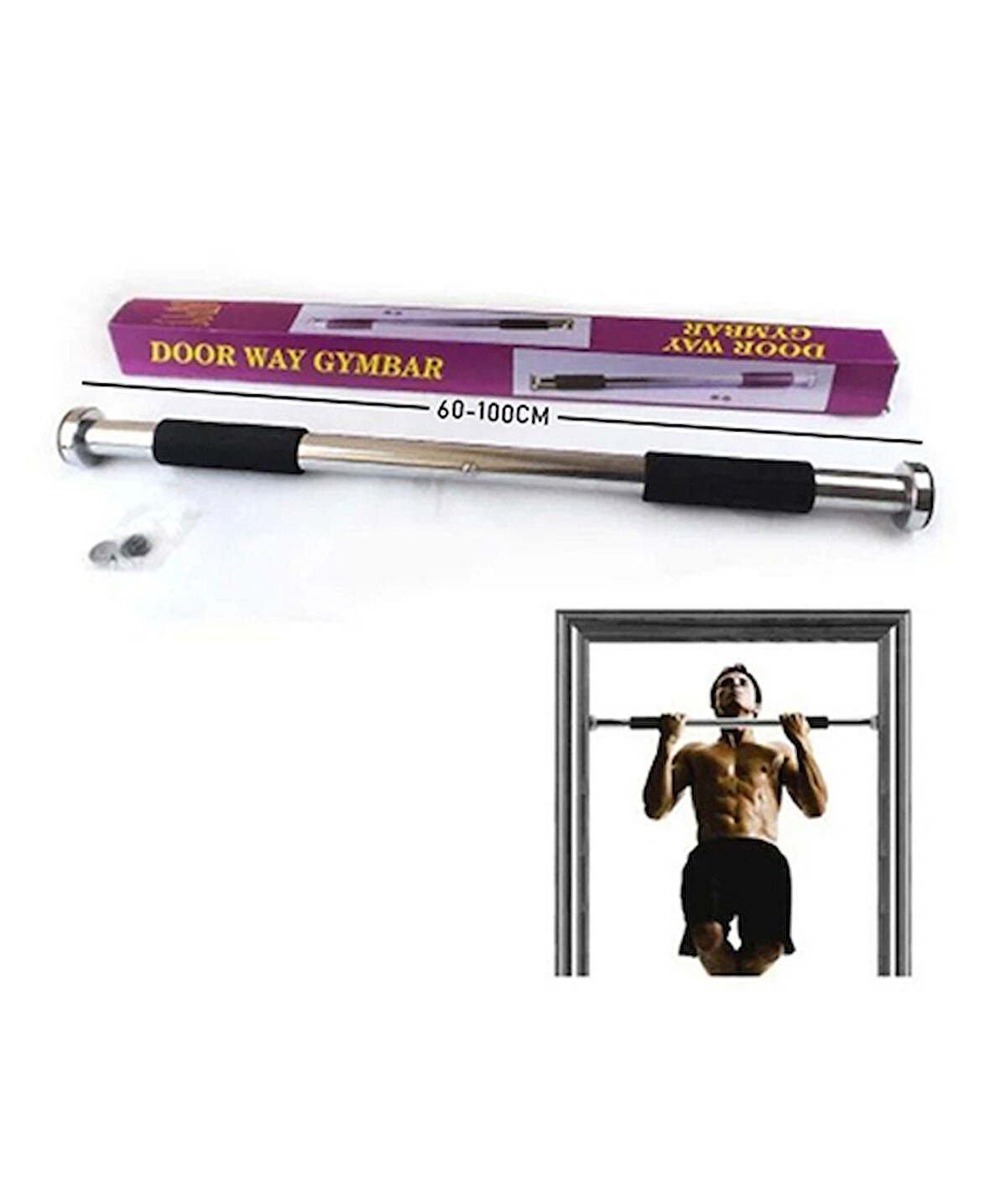 KISA 62-100CM BARFİX DOOR WAY GYM BAR KAPI 100KG (5224)