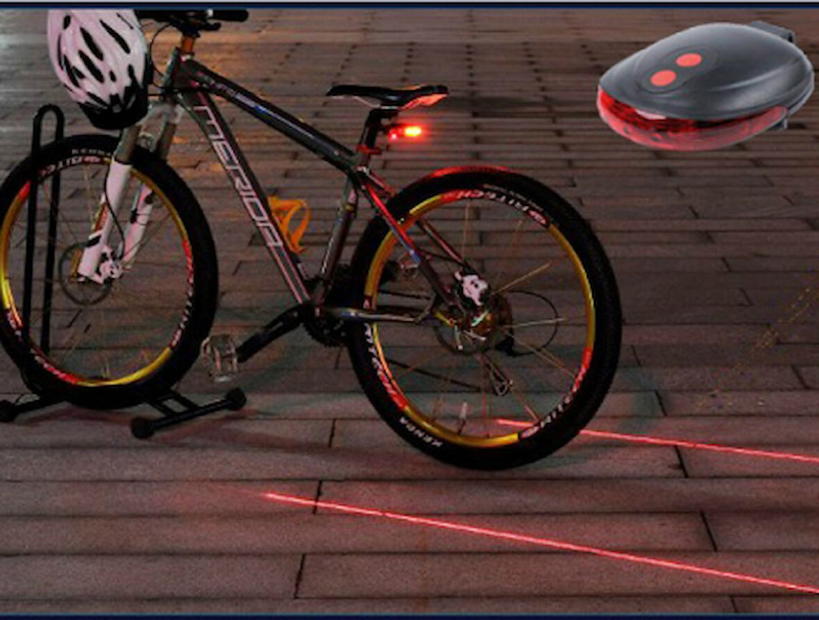 Lazer Güvenlik Şeritli Bisiklet Stop Lambası (5224)