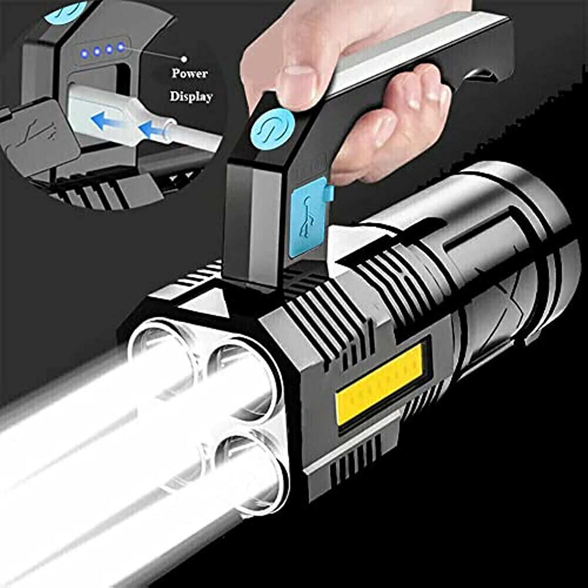 5W USB Şarjlı El Feneri (5224)