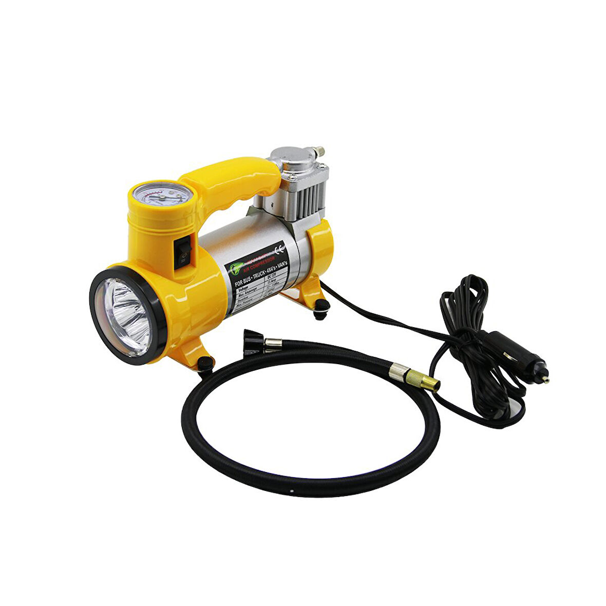 FENERLİ OTO - ARAÇ HAVA KOMPRESÖRÜ ÇAKMAKLIK FİŞLİDC 12V - 15A - 150PSI - 35LPM  KA-735 (5224)