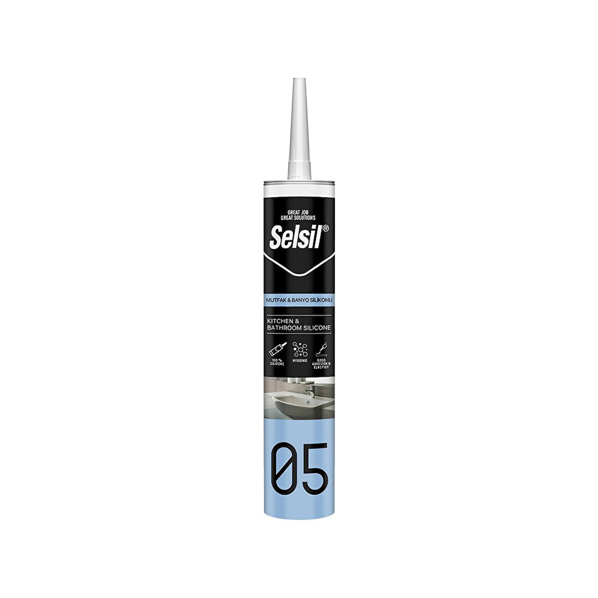 SELSİL 05 ŞEFFAF MUTFAK VE BANYO SİLİKON 280ML (5224)