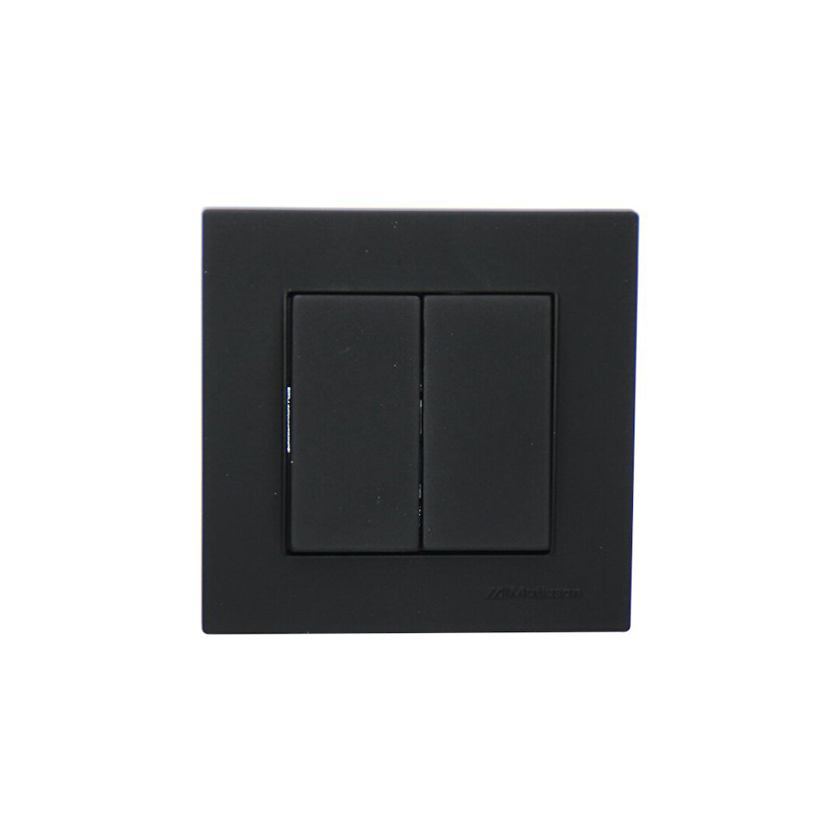 MUTLUSAN RİTA-2220 402 0284 POŞETLİ SİYAH - KOMÜTATÖR - 2Lİ ANAHTAR PRİZ VİDALI - ÇERÇEVELİ (5224) AZ-5224Gok101186