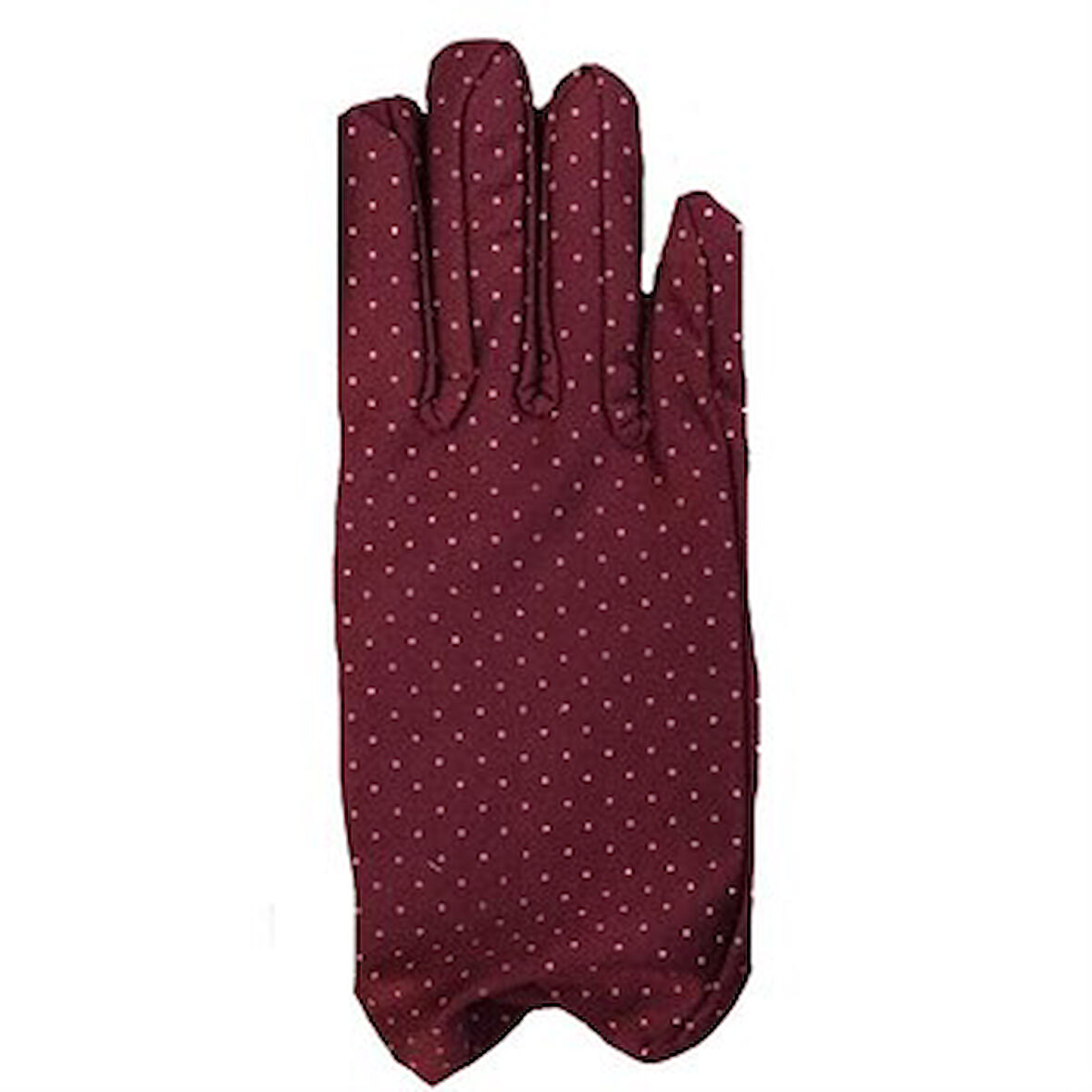 Bordo Renk Puanlı Çocuk Eldiveni (5224)