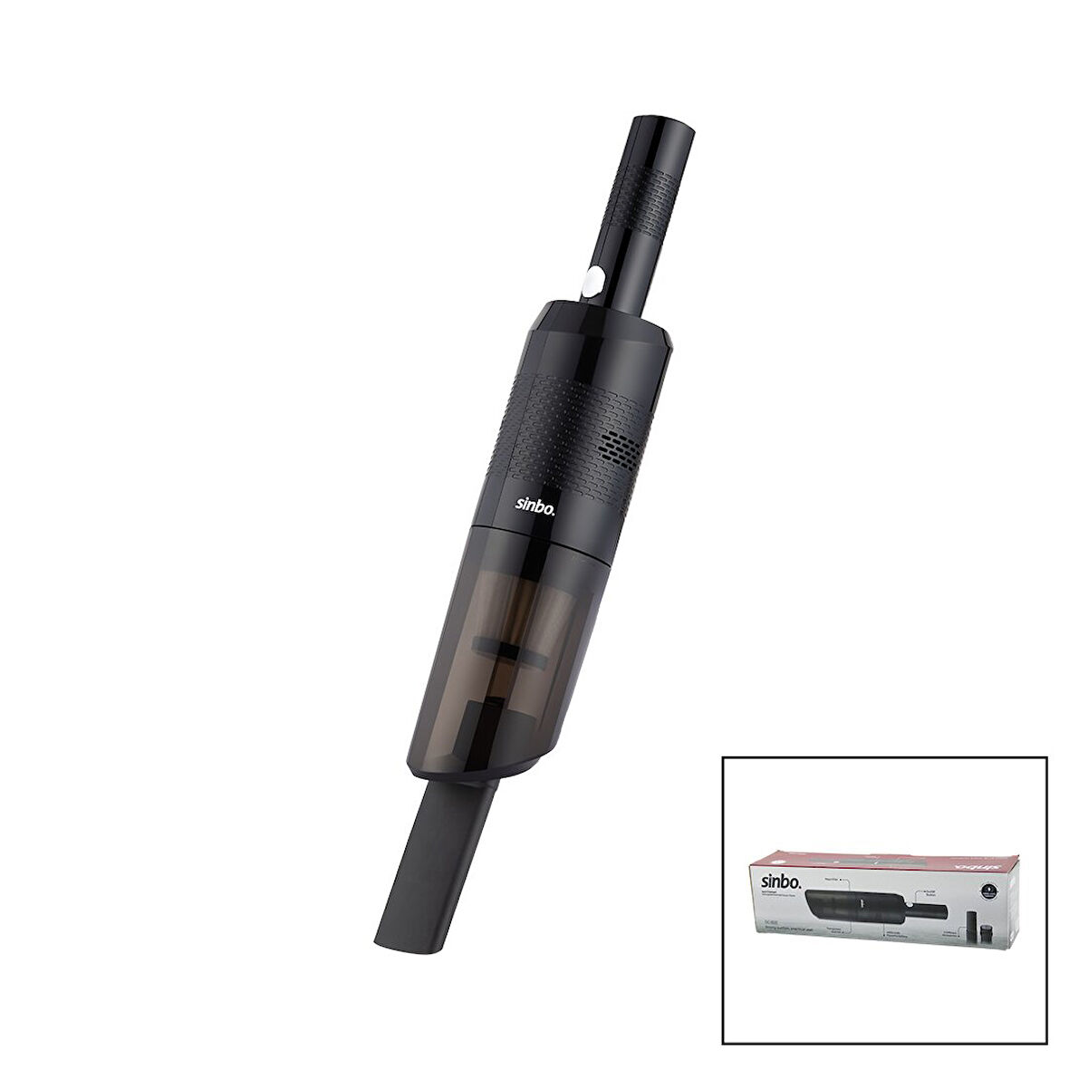 SİNBO SVC-8630 OTO-ARAÇ EL TİPİ SÜPÜRGE ÇAKMAKLIK ŞARJLI MİNİ - TAŞINABİLİR HEPA FİLTRE - 2 BAŞLIK - 4000mAH BATARYA (5224) AZ-5224Gok111975