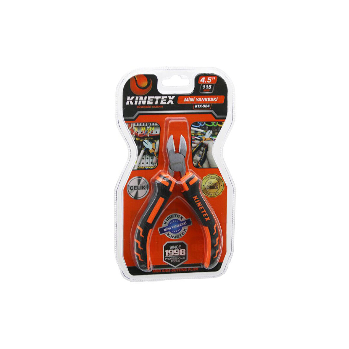 VAKUMLU  MİNİ - 4.5 İNÇ - 115MM  ÇELİK YANKESKİ YAYLI KTX-924 (5224) AZ-5224Gok133944