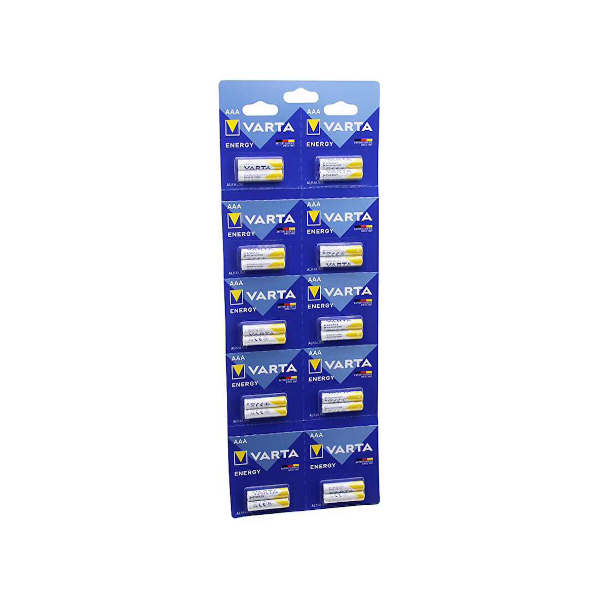 VARTA İNCE PİL ALKALİN 20PCS (5224)
