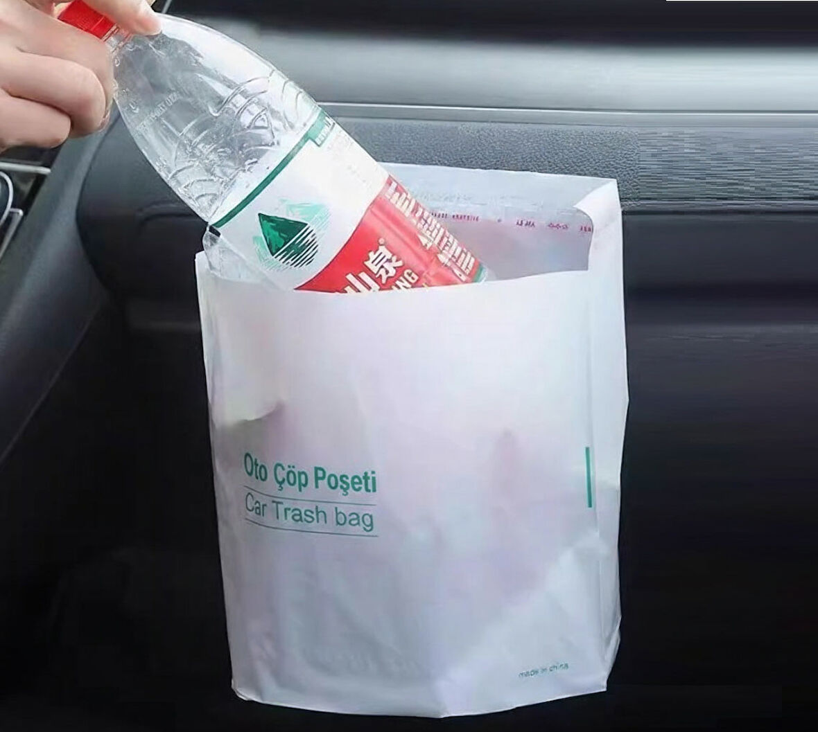 Pratik Su Geçirmez Oto Araba Çöp Poşeti Yapışkanlı 20 Adet (5224) AZ-522489Goc263