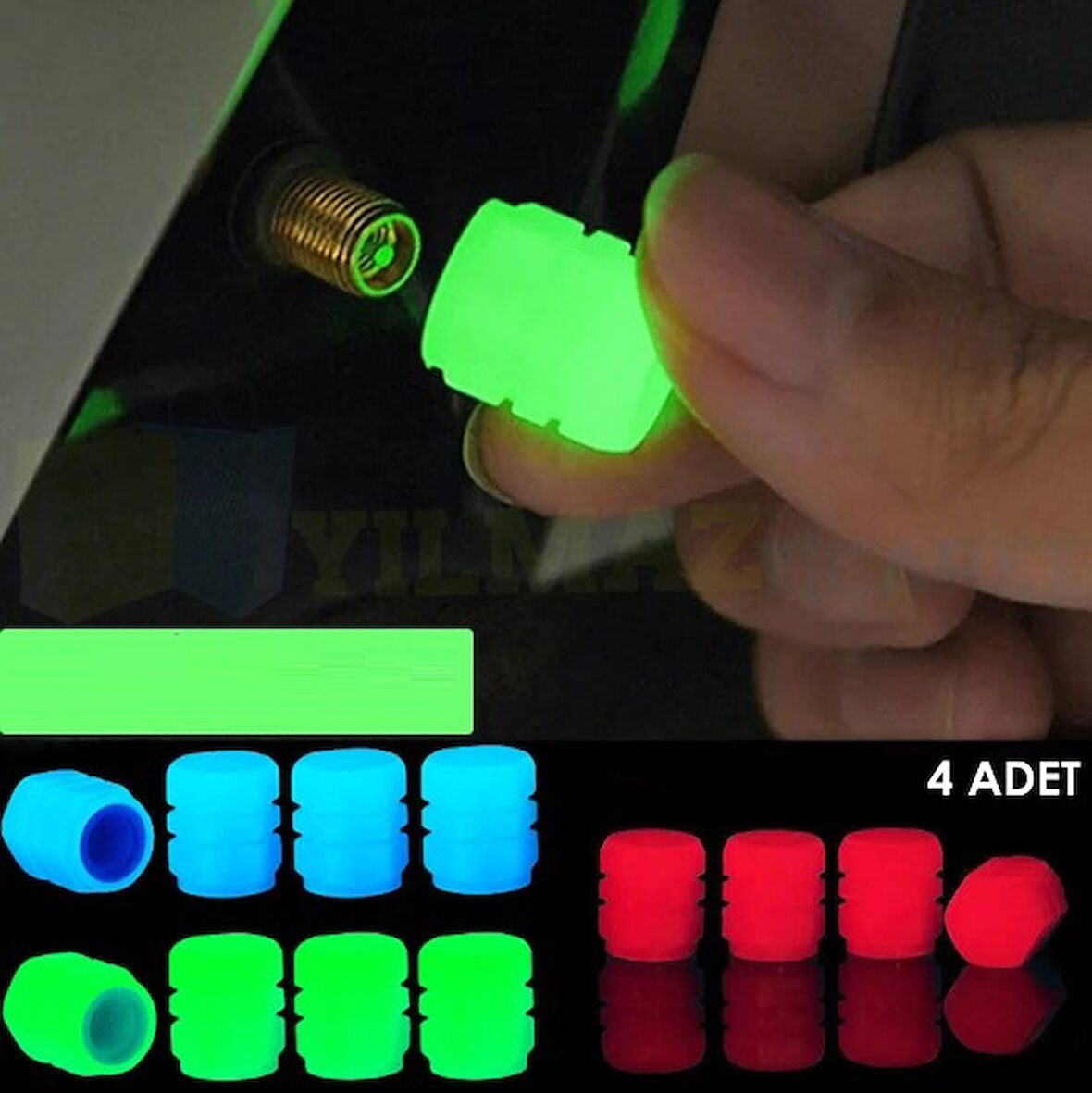 Fosforlu Sibop Kapağı 3 Renk (5224) AZ-522489GocMC-367