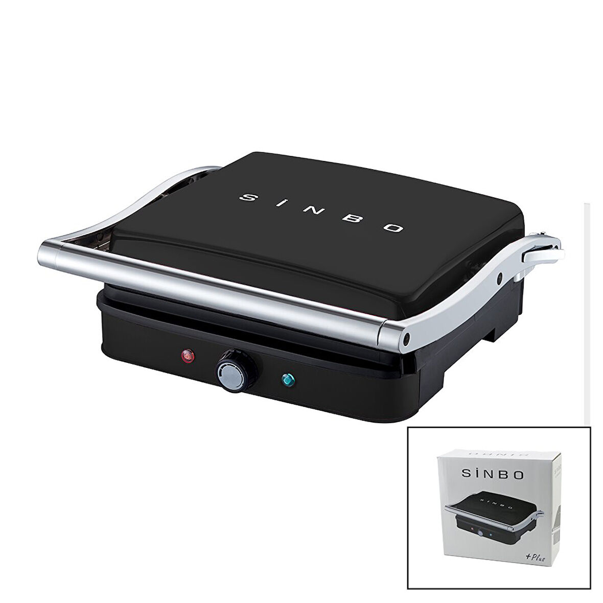 SİYAH IZGARA VE TOST MAKİNESİ AYARLANABİLİR ISI 180 DERECE AÇILABİLİR ÜST GÖVDE SSM-2571 (5224) AZ-5224Gok112034