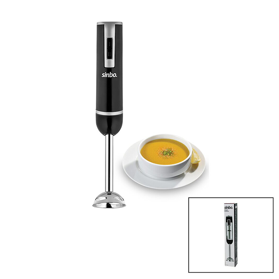 ÇELİK UÇLU ÇUBUK BLENDER 300W DC MOTOR= 2 KADEME HIZ AYRILIR GÖVDE ERGONOMİK TASARIM SHB-3180 (5224)