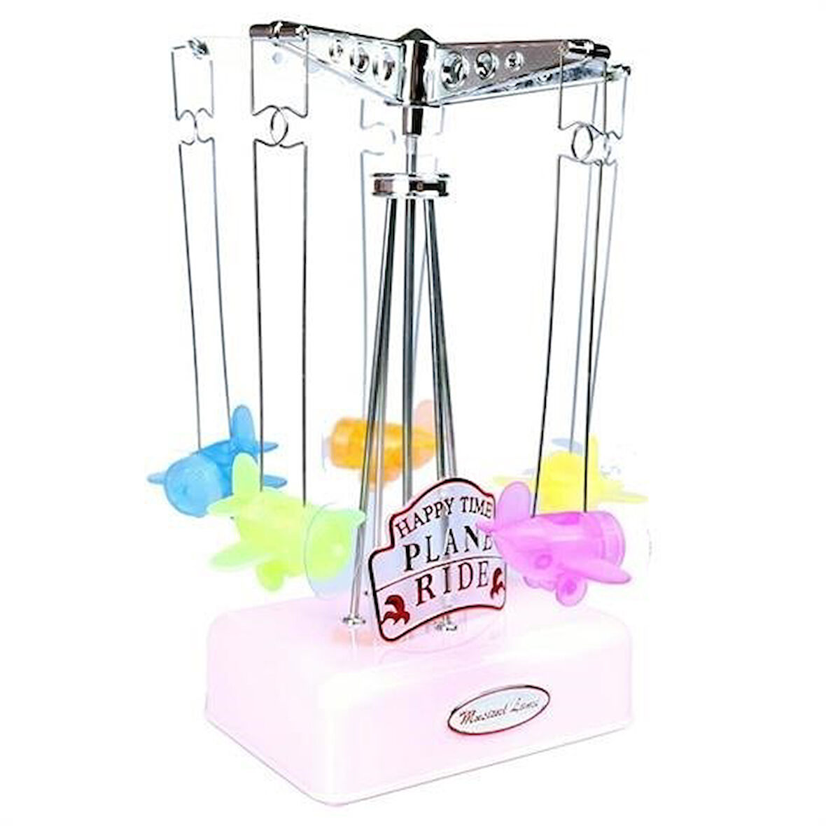 CT-STONES® Hareketli Uçaklı Kurmalı Hediyelik Küçük Müzik Kutusu Aleti
