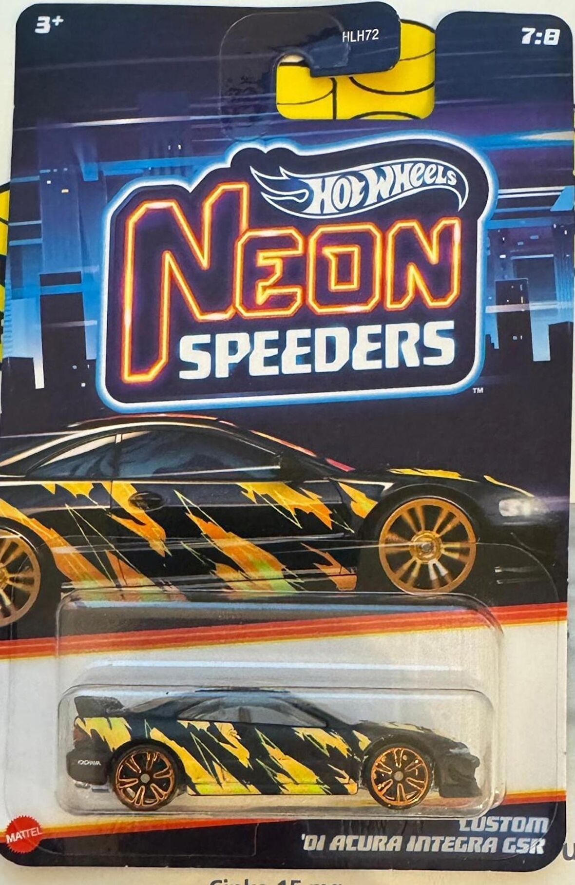 Hot Wheels Neon Speeders '01 Custom Acura Integra Gsr HRW73