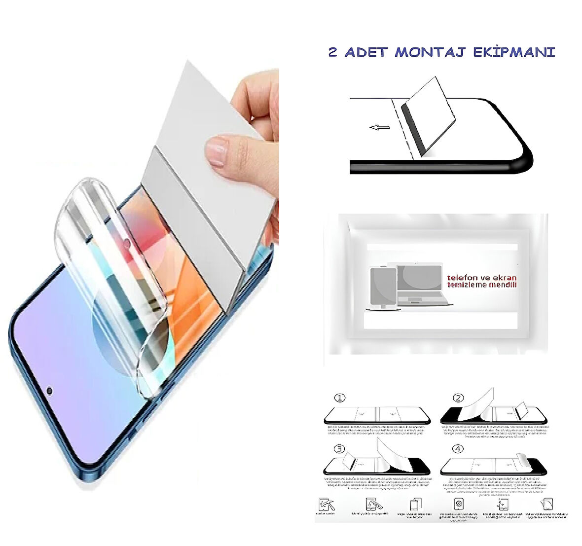 Vivo Y15S MAT ŞEFFAF Nano Ekran Koruyucu + FULL Arka Kaplama Ultra İNCE Esnek Hd Şeffaf