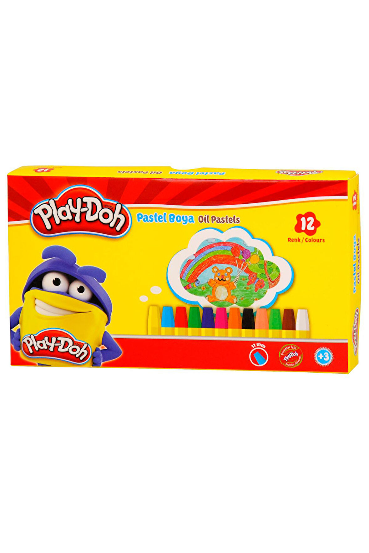 Play-Doh Pastel Boya 12 Renk