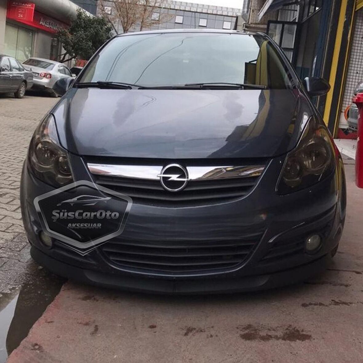 Opel Corsa D 2006-2014 Uyumlu Üniversal Astra H lip Esnek Ön Lip 2 Parça Tampon Altı Dil Karlık Ön Ek