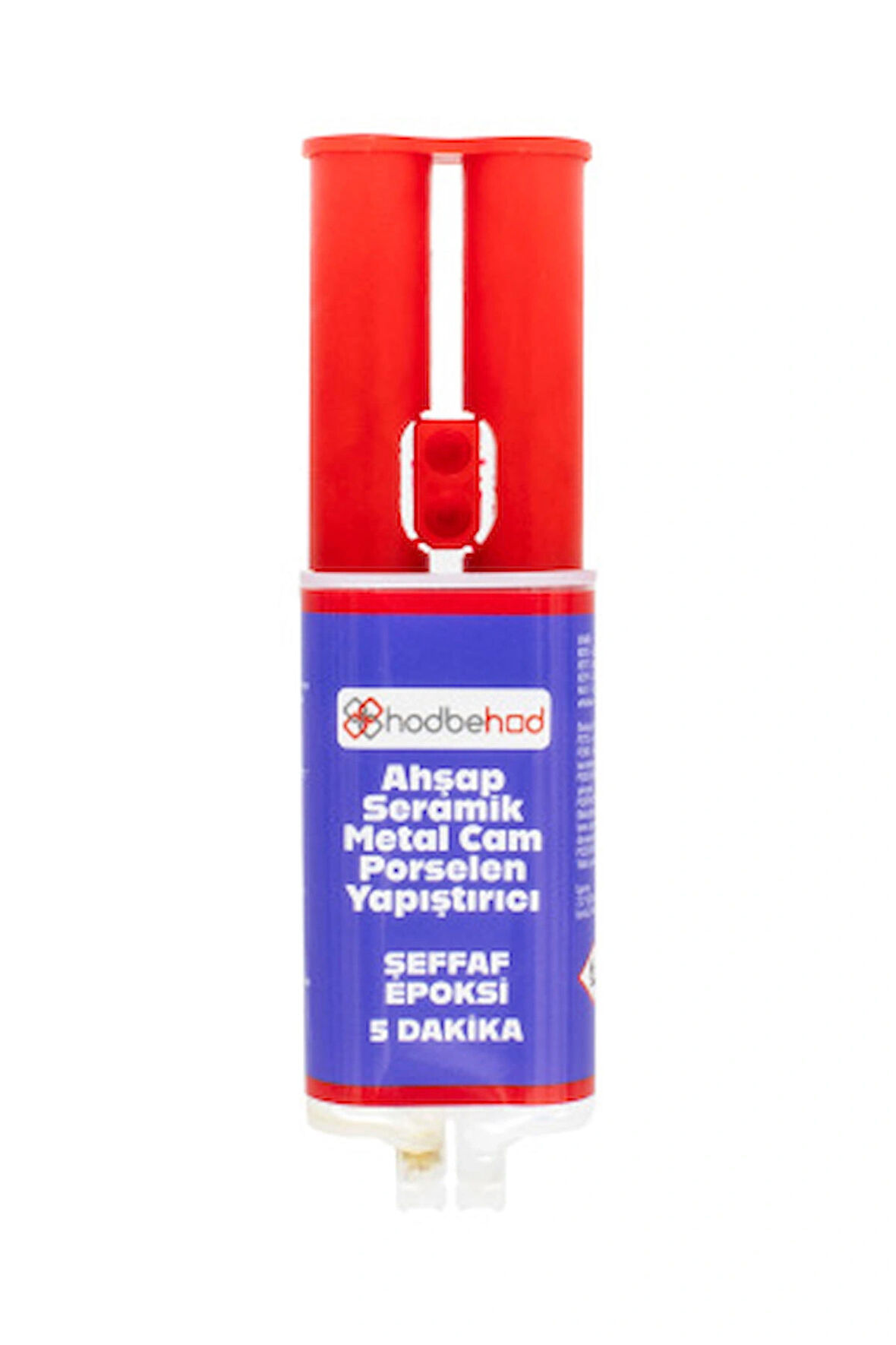 Şeffaf Epoksi Yapıştırıcı 5 Dakika Metal Seramik Cam Porselen Ahşap Tamir & Dolgu 25gr