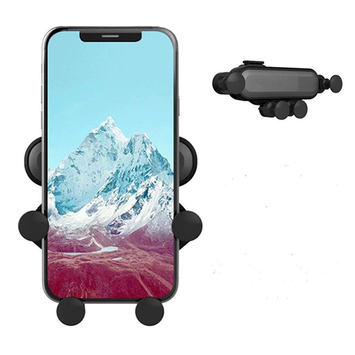 4 Nokta Destekli Araç İçi Cep Telefonu Sabitleyici Tutucu Aparat (5332)