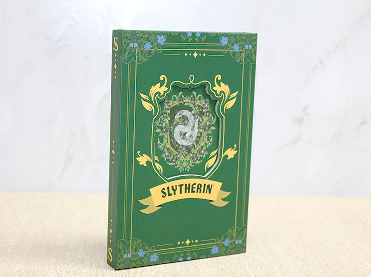 Harry Potter Slytherin Deri Defter 