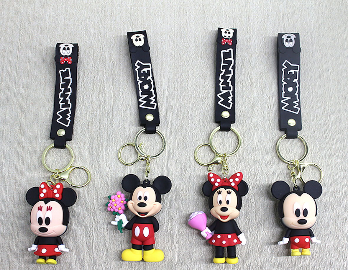 Mickey - Minnie Mouse Silikon Anahtarlık 