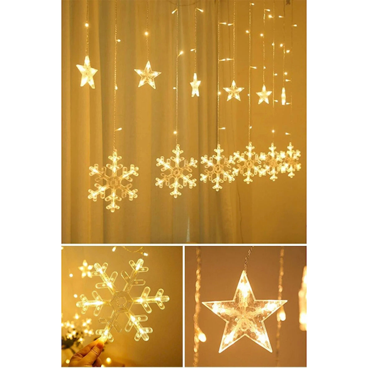 Led Işık - Kar Tanesi 