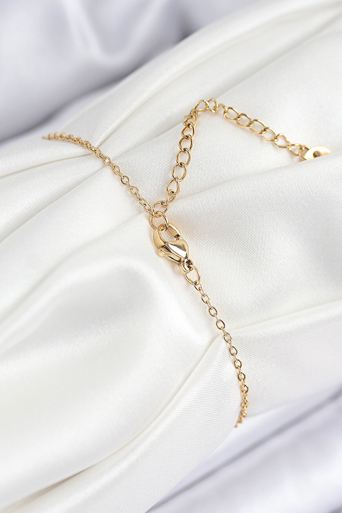  316L Çelik Nazar Boncuğu Model Gold Renk Kadın Bileklik