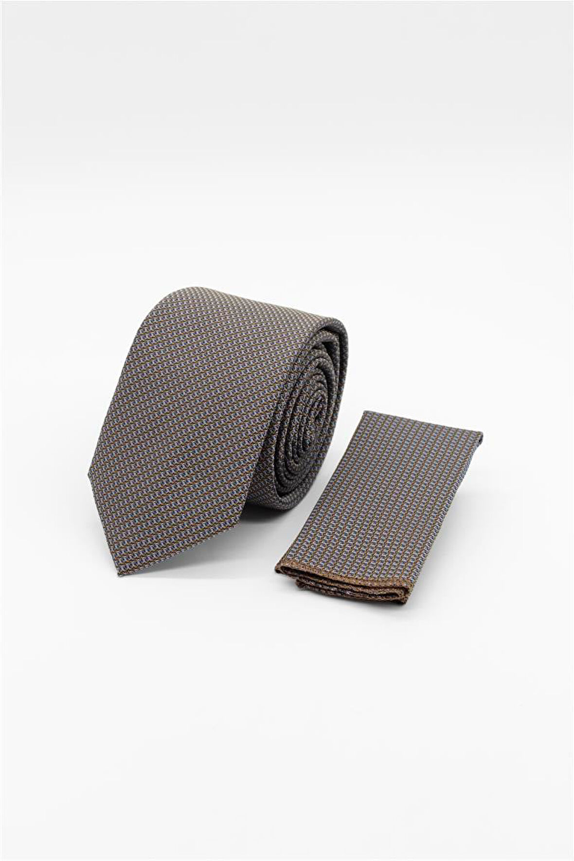 Lacivert Desenli 6 Cm Kravat