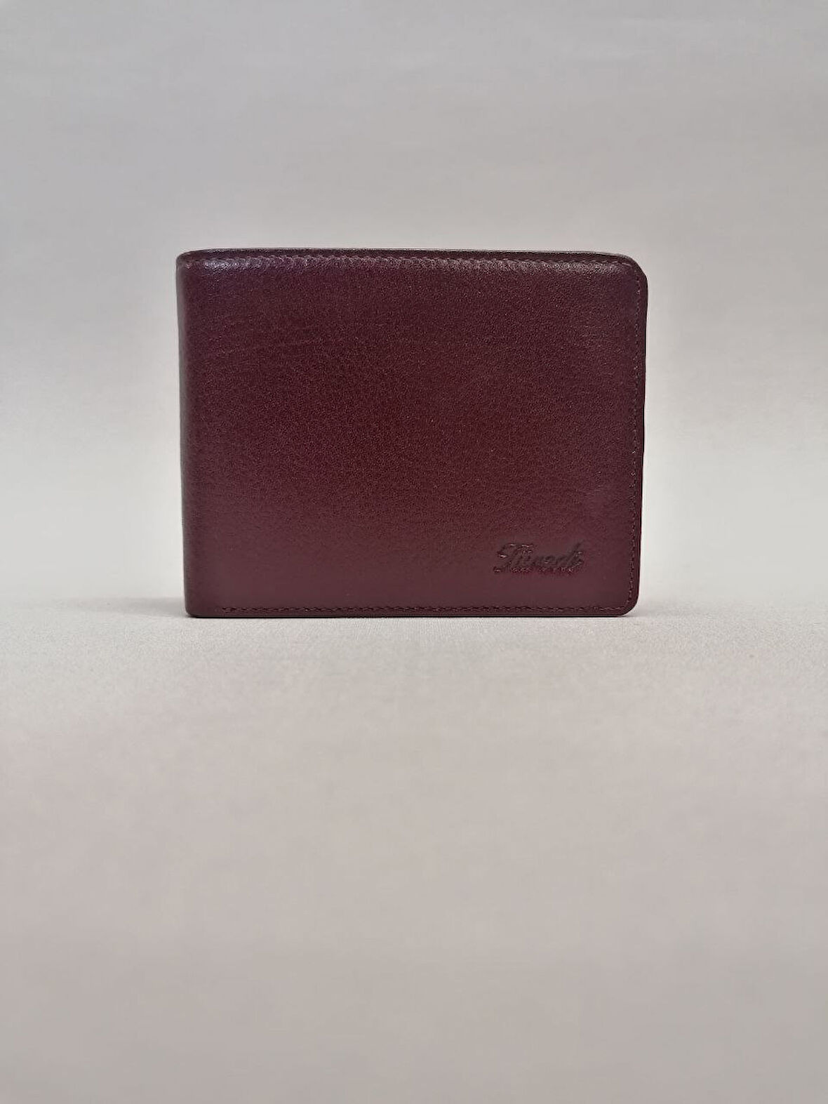 NBM ERTG 1022 HAKIKI DERI EKSTRA KARTLIK BOLMELI YATAY CUZDAN-Mürdüm