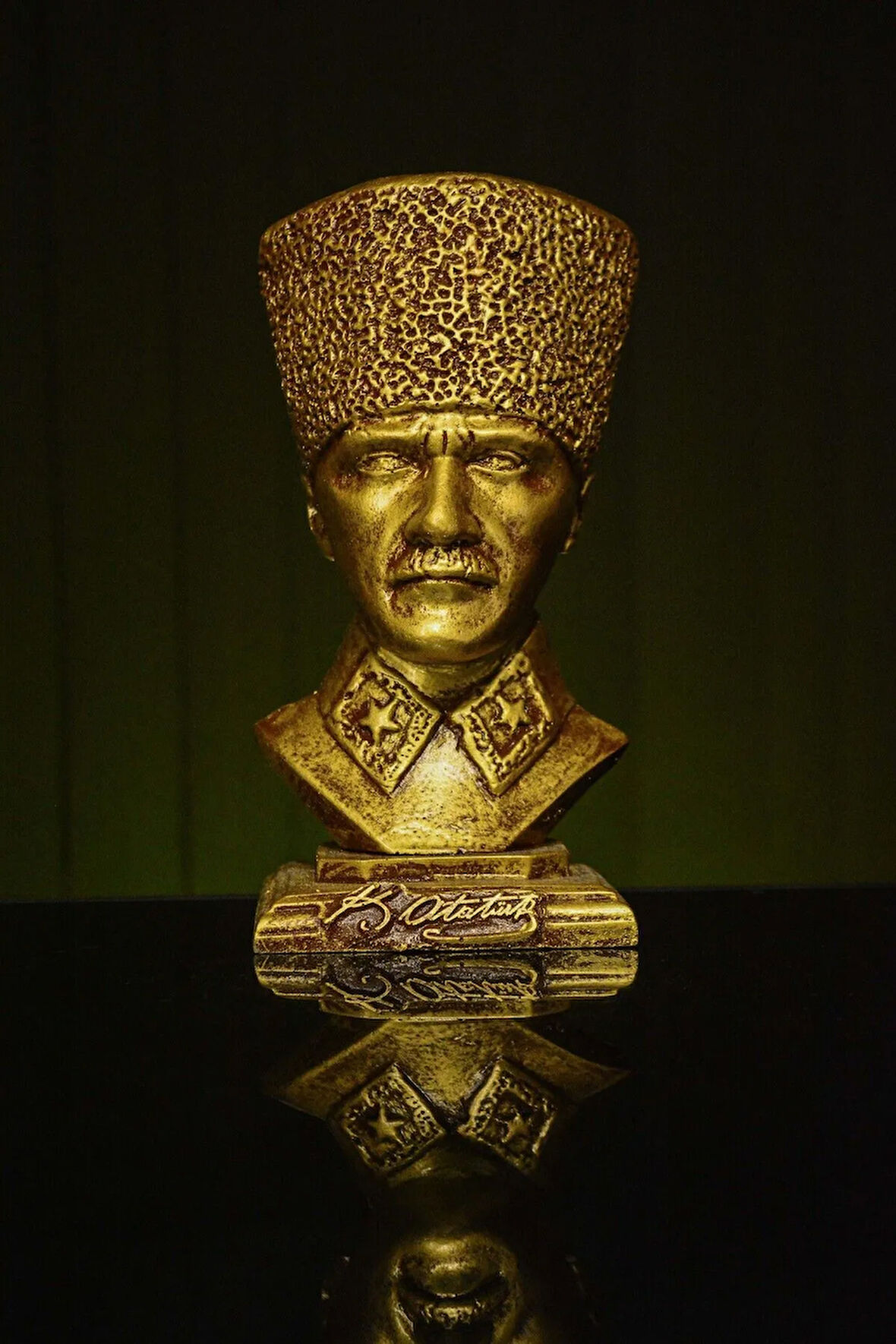 Özel Tasarım Mustafa Kemal Atatürk Büstü Heykel Biblo