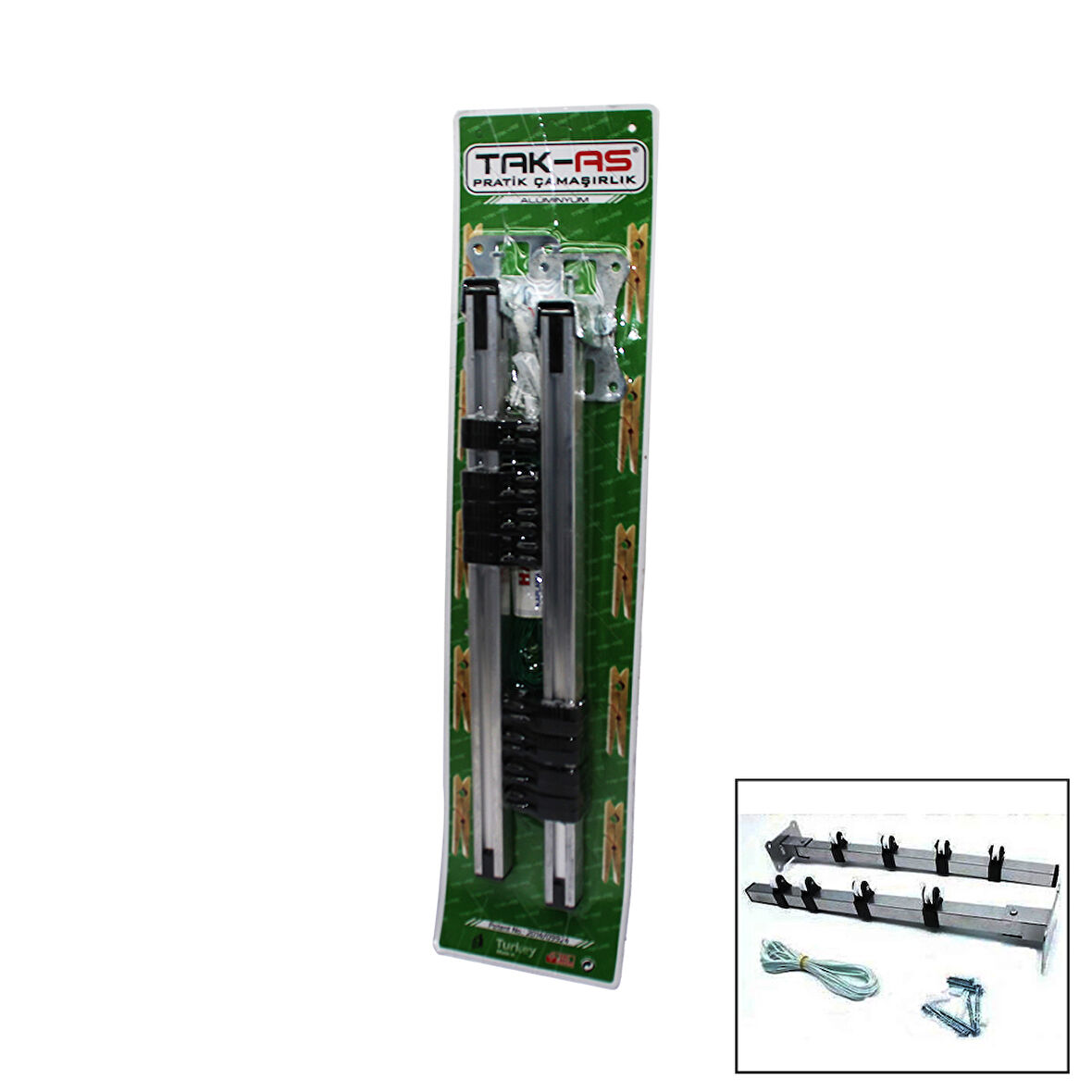 KATLANIR MAKARALI PRATİK ÇAMAŞIR ASKISI (5314)