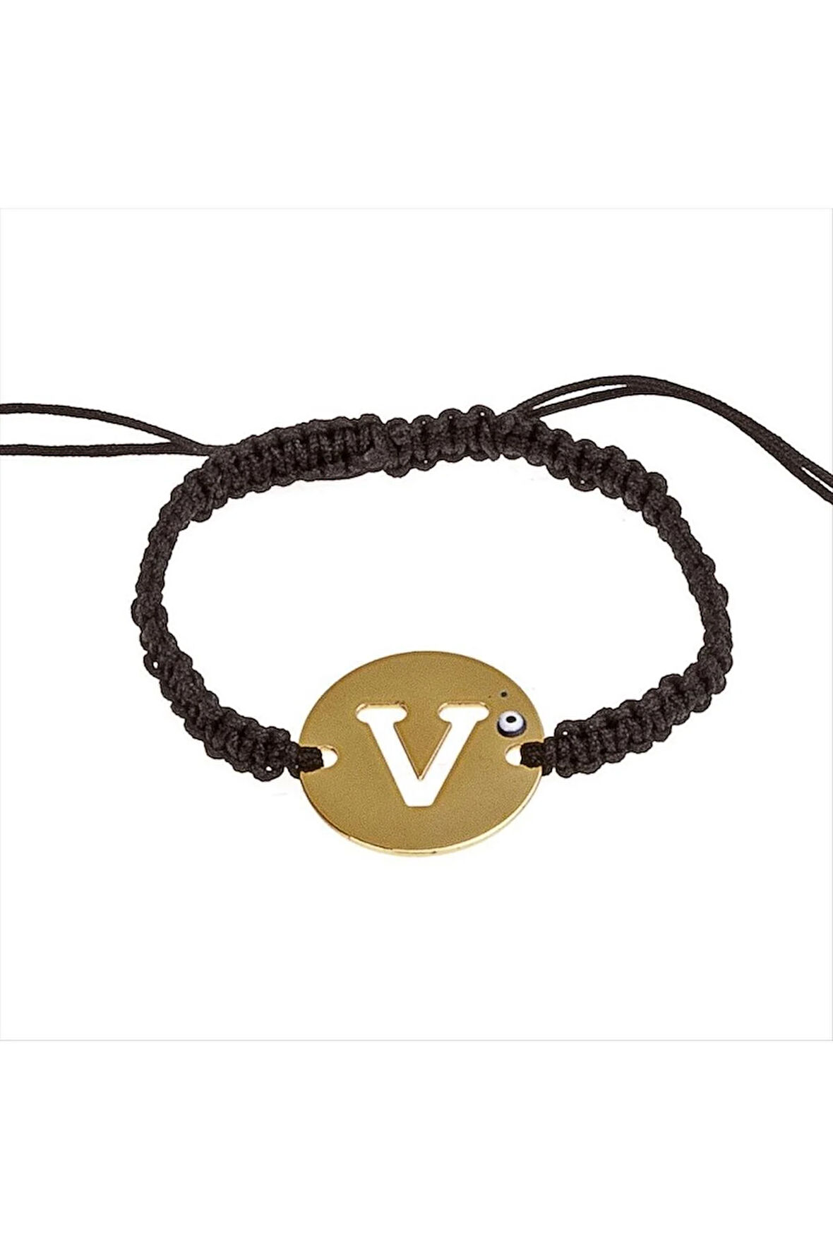 Seri Sonu Makrome Örgülü Harfli Bileklik