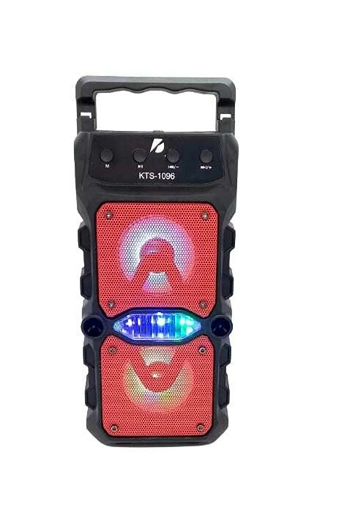 -1096 Büyük Boy Çift Çıkışlı Ses Bombası Bluetooth Hoparlö