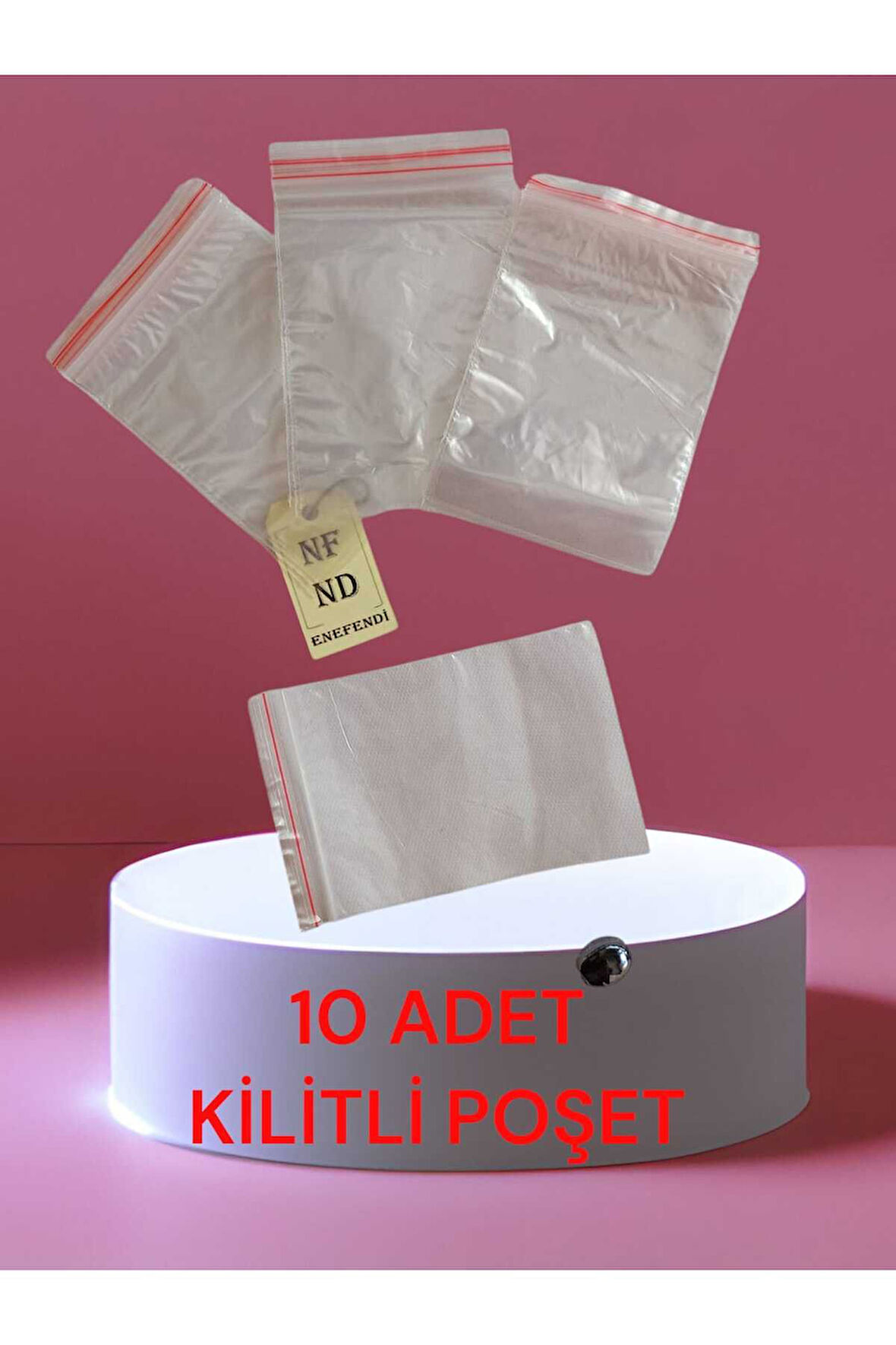 10 ADET KİLİTLİ POŞET TORBA ŞEFFAF BUZDOLABI KINA ÇEREZ KURUYEMİŞ HEDİYE NAYLONU POŞETİ 7x9cm