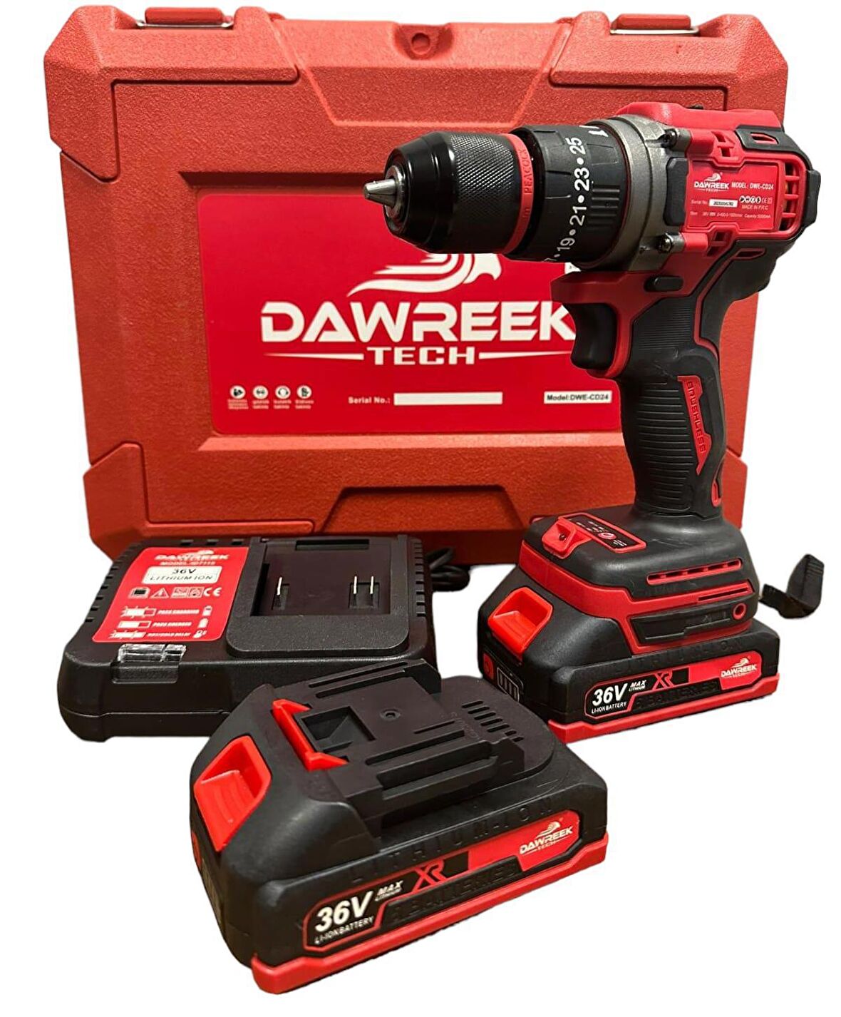 DAWREEK 10mm Red  KÖMÜRSÜZ VİDALAMA