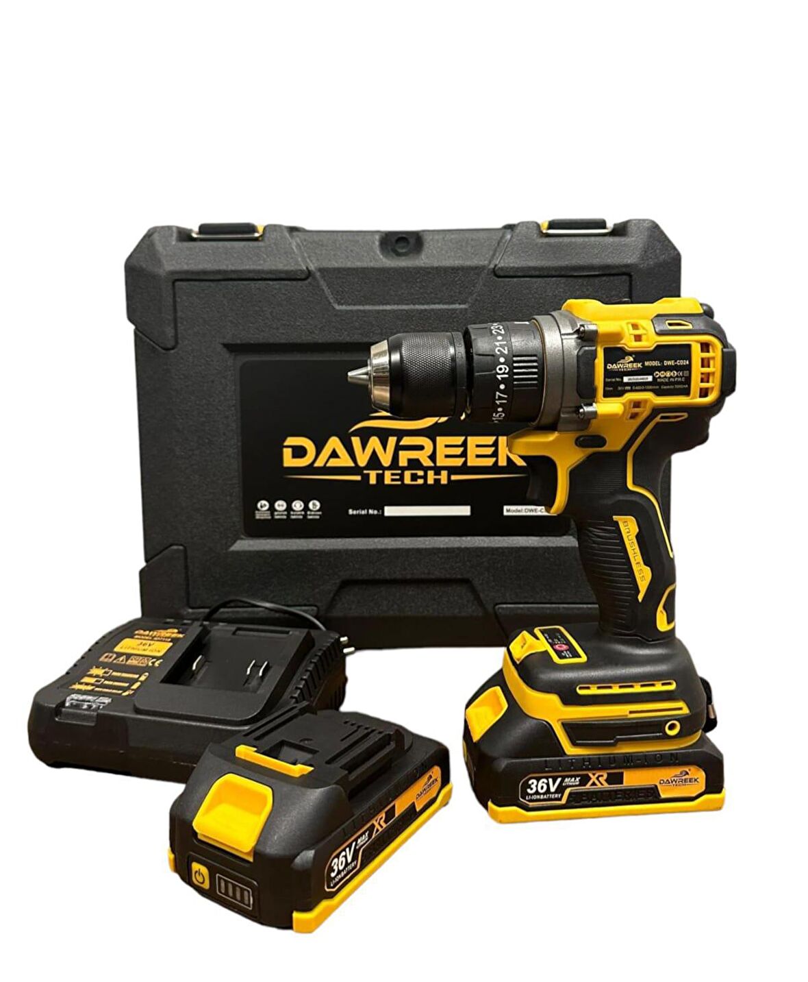 DAWREEK 10mm Yellow  KÖMÜRSÜZ VİDALAMA