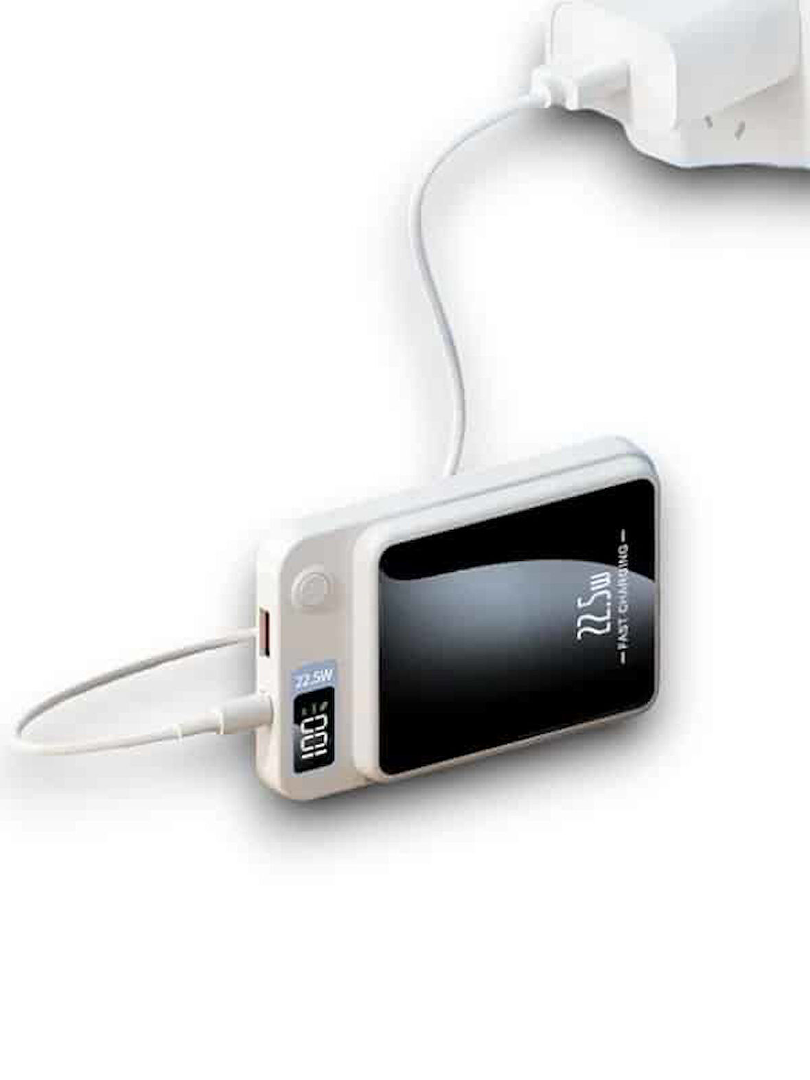 iPhone ve Diğer Cihazlarla Uyumlu 22.5W Kablosuz Şarj Powerbank